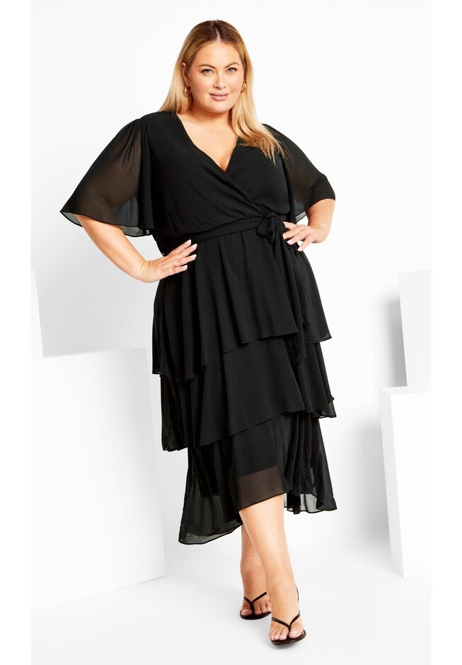 Nicola Dress, BLACK, hi-res image number null