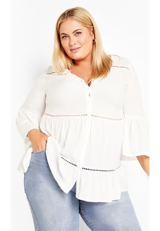 Laura Shirt, WHITE, hi-res image number 0