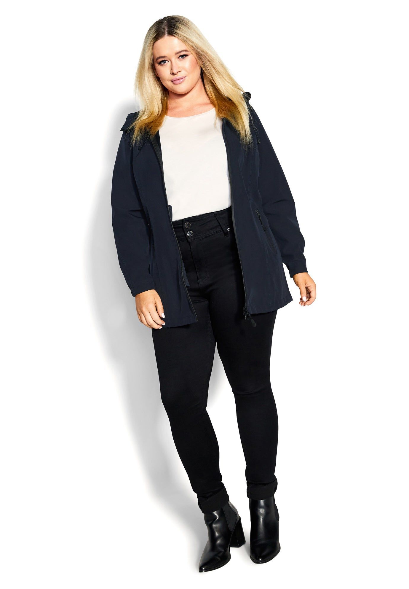 Weatherproof Outdoor Jacket, NAVY, hi-res image number 0