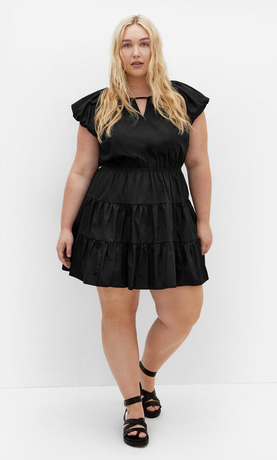 Alina Dress - black, BLACK, hi-res image number 0