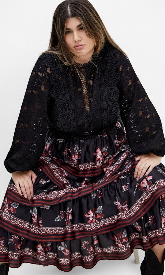 Drama Queen Skirt - black, BLACK, alternate image number 1
