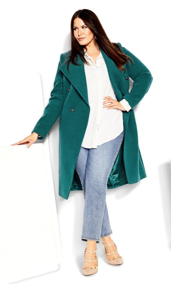 Sassy Military Coat - alpine, GREEN, alternate image number 3