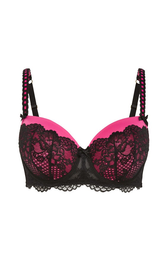 Leyla Contour Bra - hot pink, PINK, alternate image number null