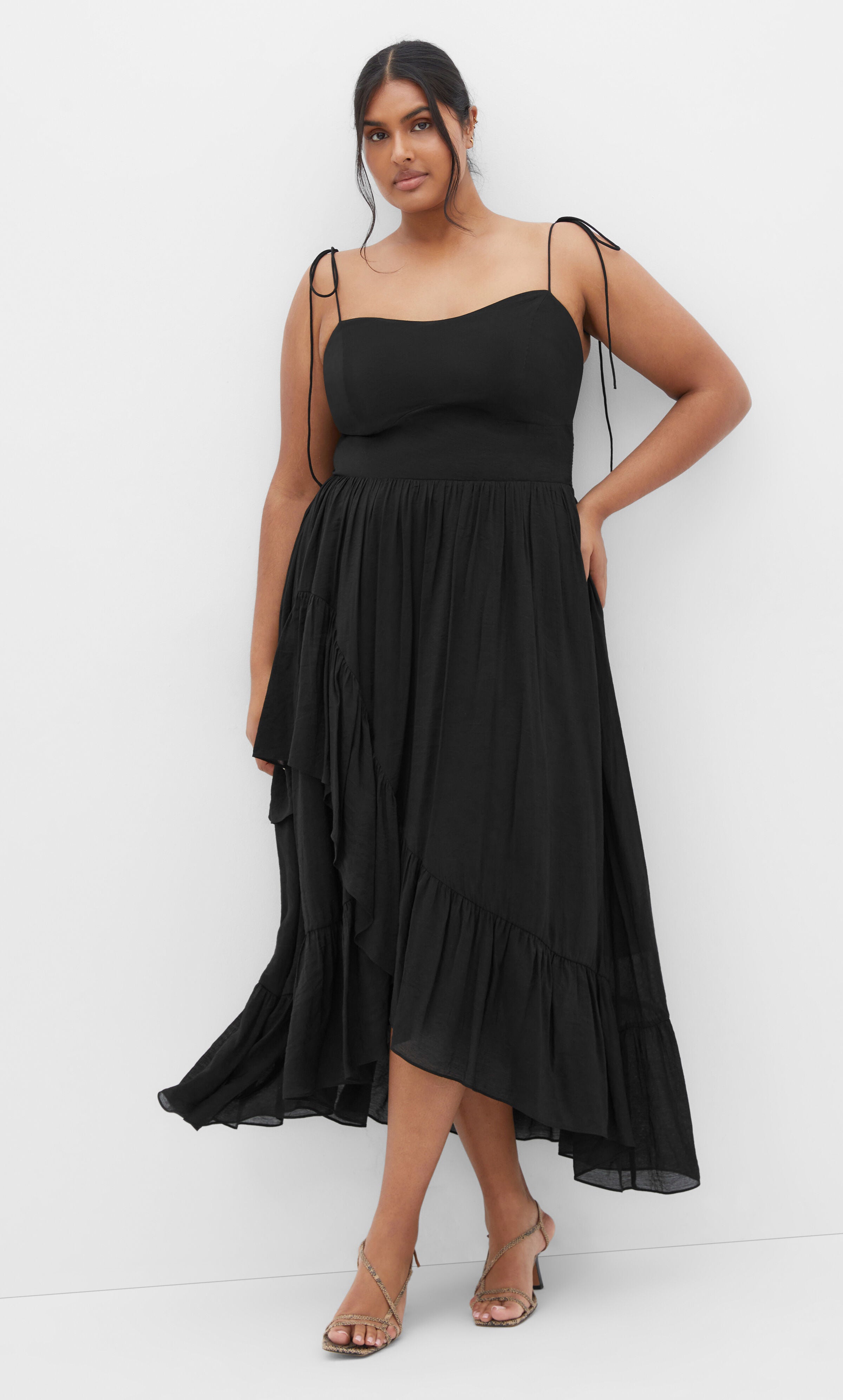 Hailey Maxi Dress - black, BLACK, hi-res image number 0