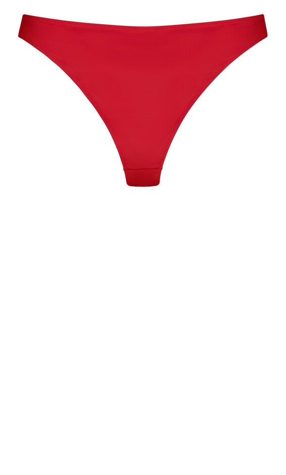 Daisy Bikini Pant  - red cherry, RED, alternate image number 4