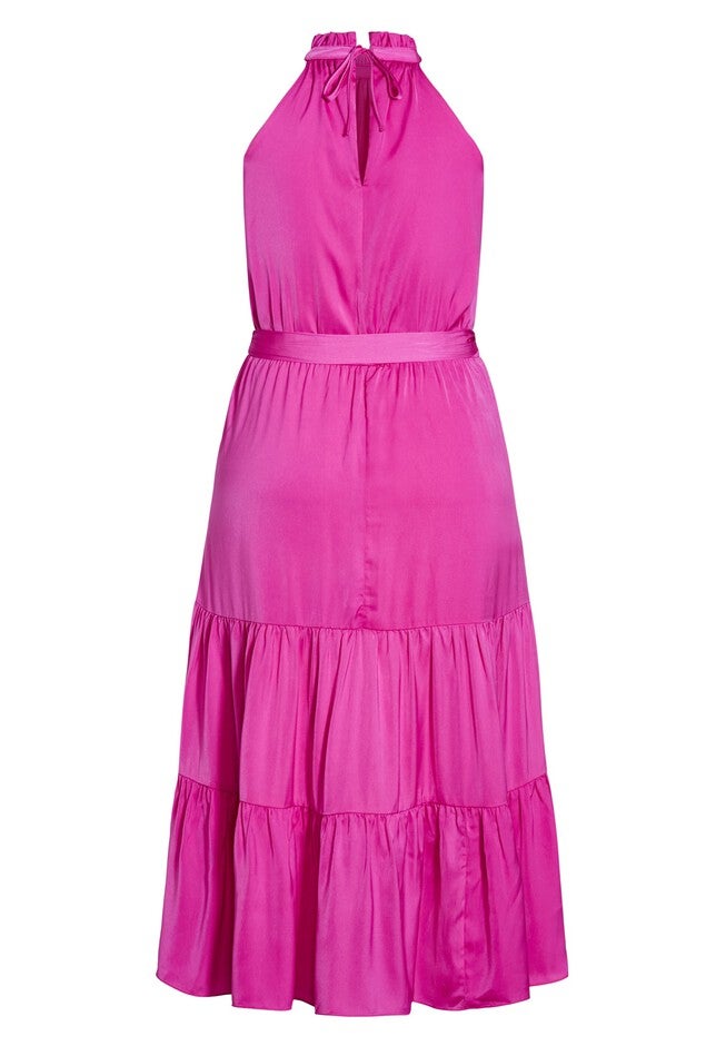 Bold Maxi Dress - lipstick, PINK, alternate image number null