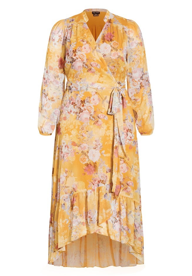 Lisbon Maxi Dress - gold, YELLOW, alternate image number null