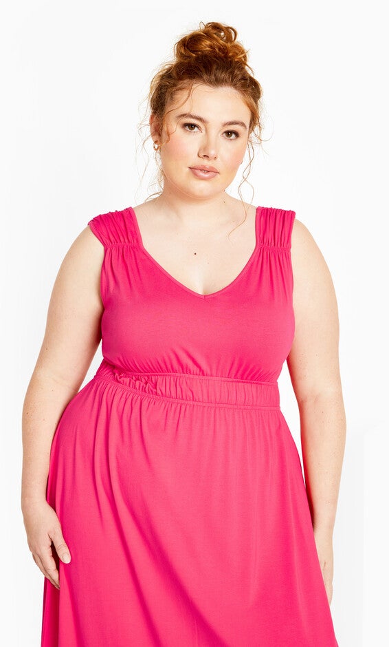 Lani Maxi Dress - watermelon, WATERMELON, alternate image number null