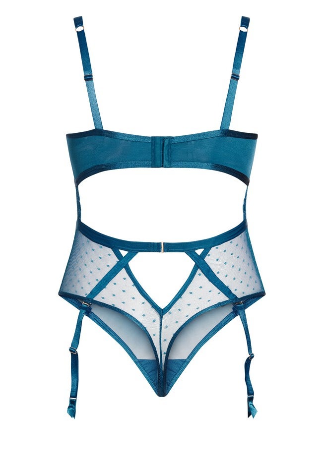 Hollie Underwire Bodysuit - poseidon, BLUE, alternate image number null