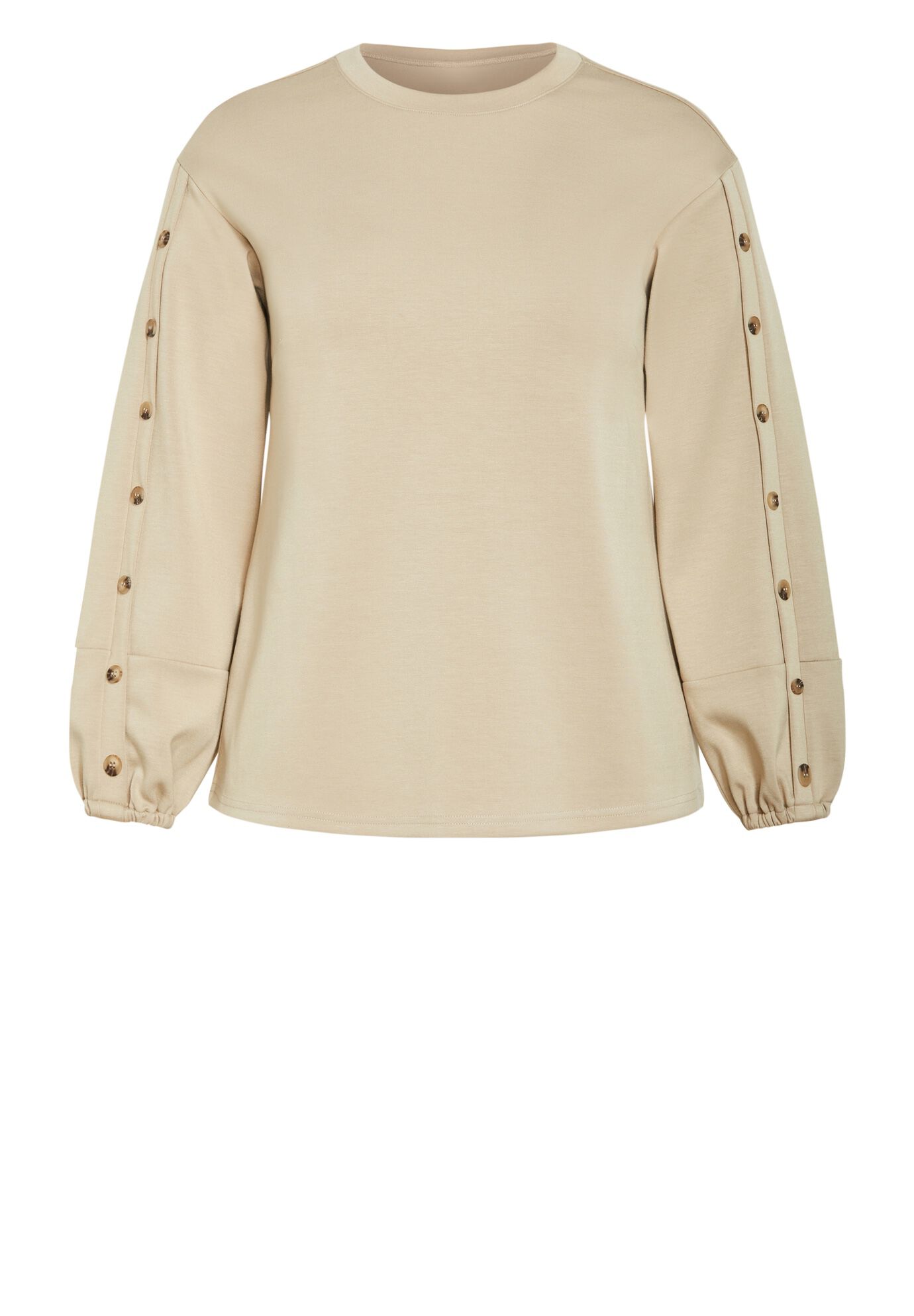 Elena Button Top, BUFF, alternate image number 4