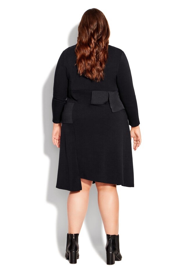 Beyond Knit Dress, BLACK, on-hover image number null