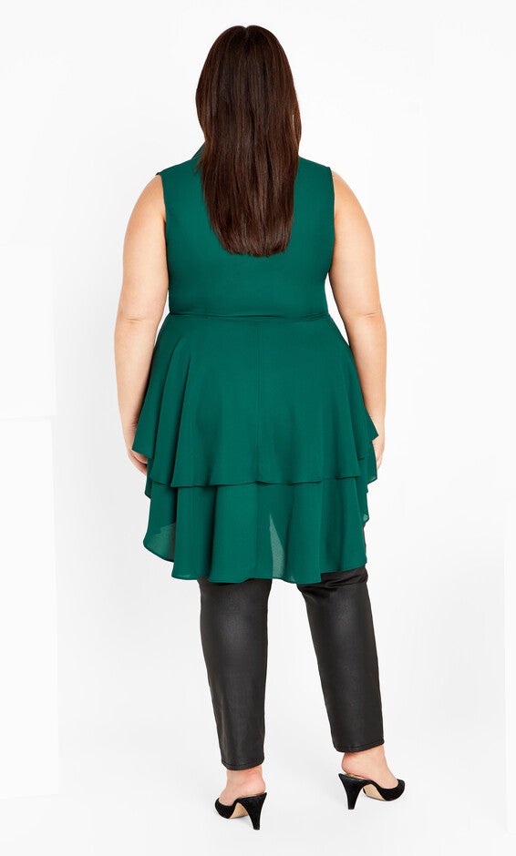 Simple Flutter Shirt - sea green, GREEN, alternate image number null