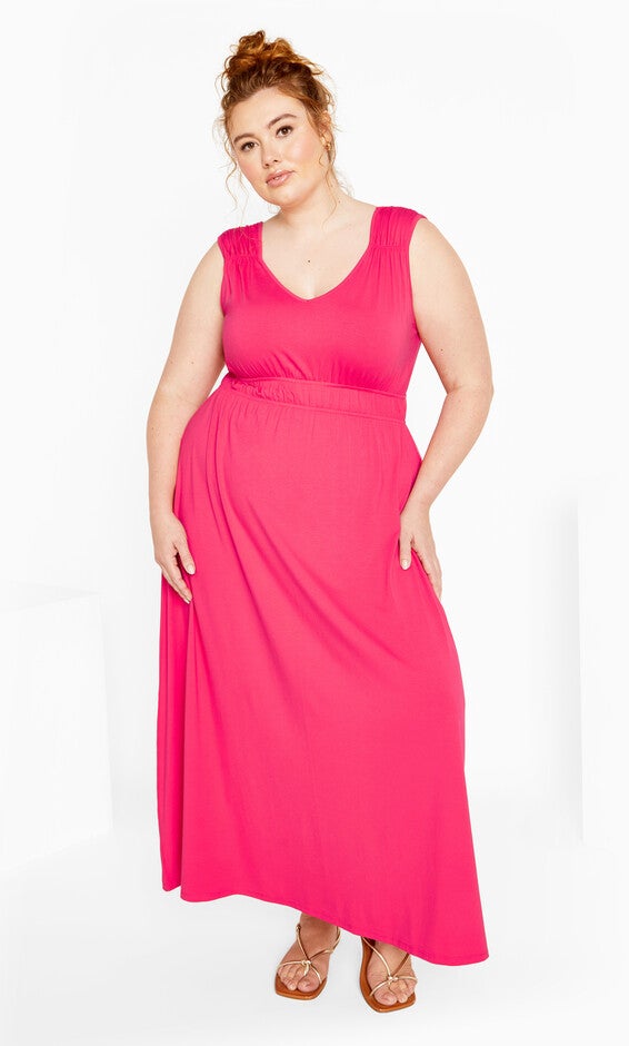 Lani Maxi Dress - watermelon, WATERMELON, hi-res image number null
