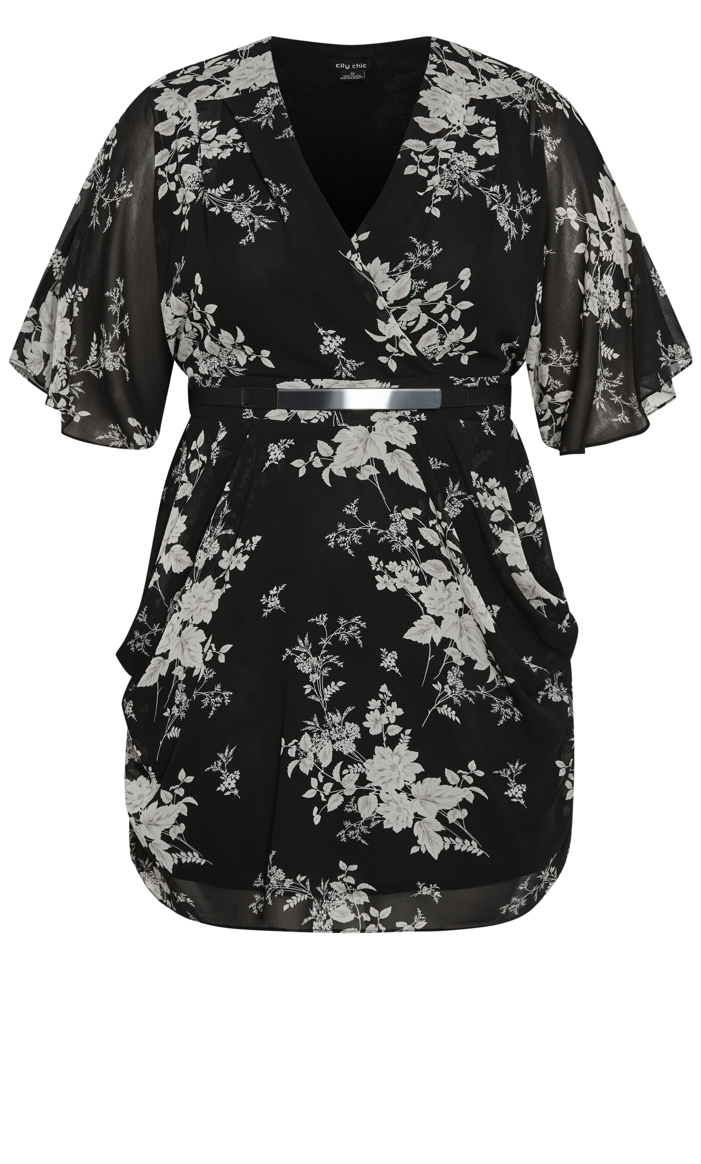 Bouquet Mini Dress - black, BLACK, alternate image number 3