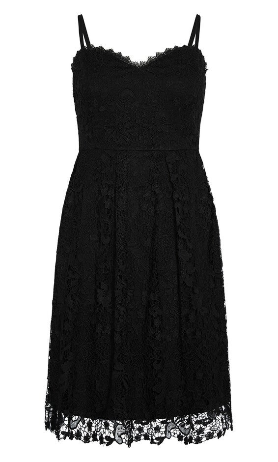 Scarlet Lace Dress - black, BLACK, alternate image number 4