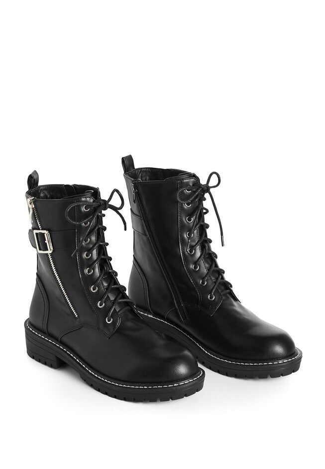 Ocean Lace Up Boot, BLACK, alternate image number 3