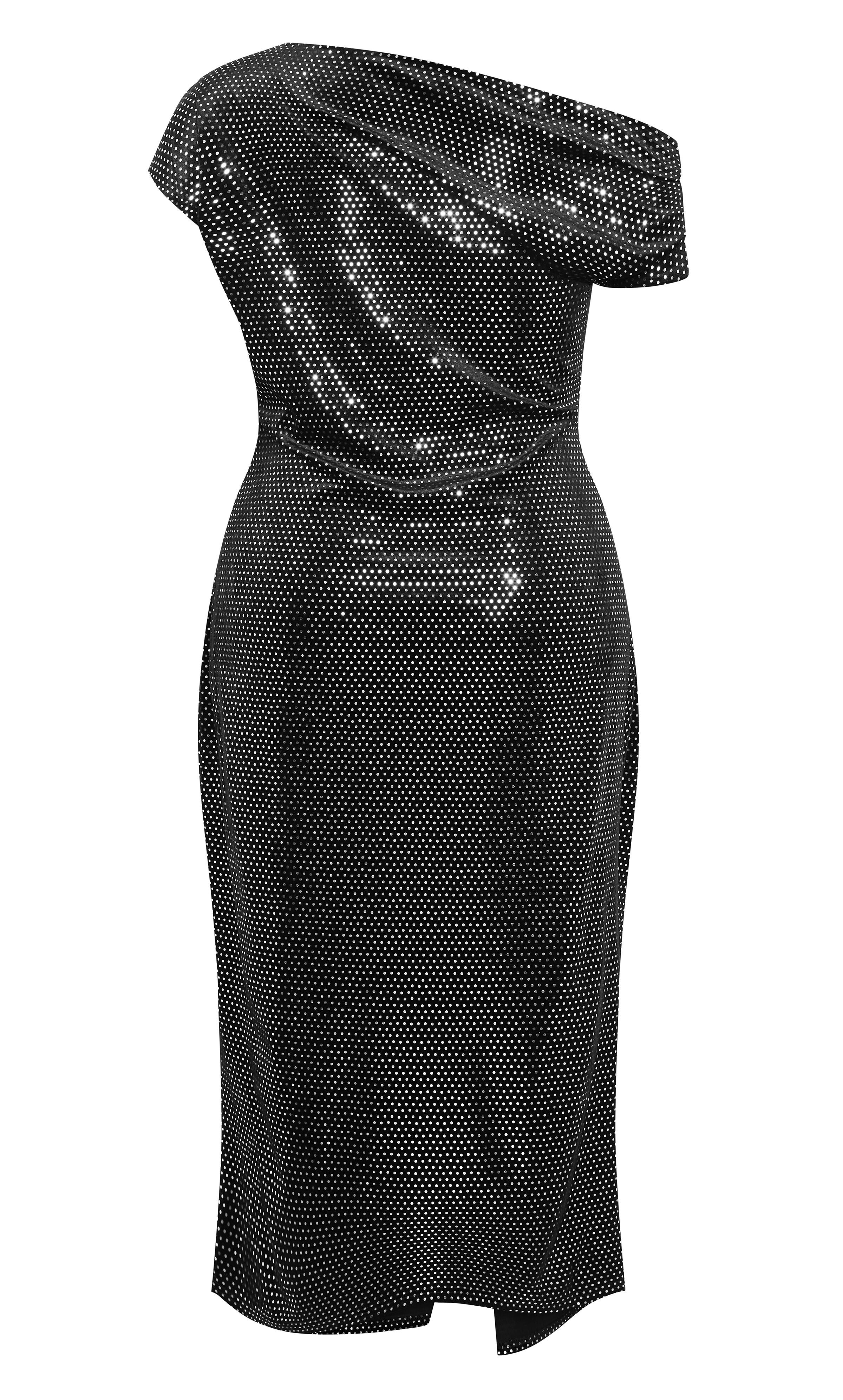 Shimmy Midi Dress - black, BLACK, alternate image number 4