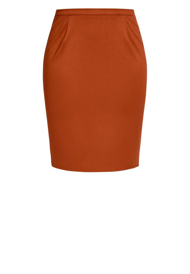 Midi Tube Skirt - ginger, ORANGE, alternate image number null