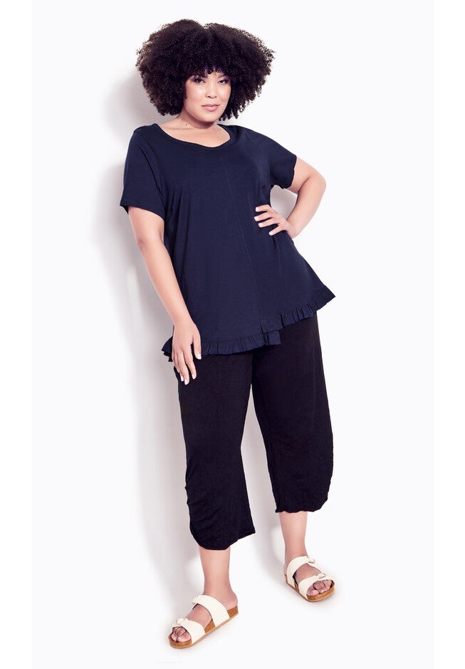 Mae Ruffle Top, WHITE, on-hover image number null