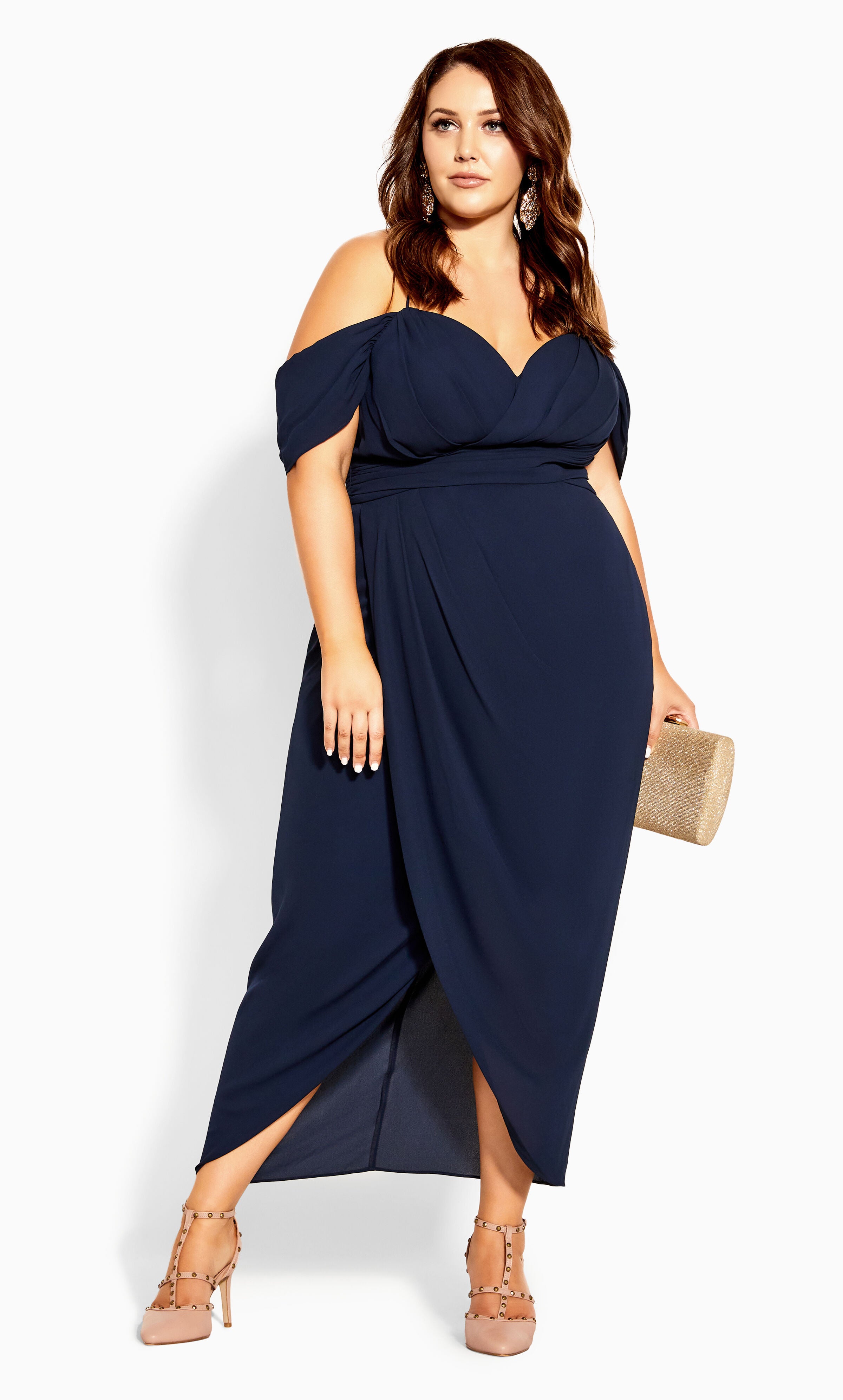 Entwine Maxi Dress - navy, BLUE, hi-res image number 0