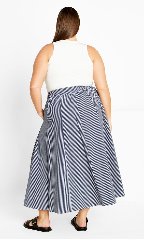 Skylight Skirt - navy, NAVY/WHITE, alternate image number null