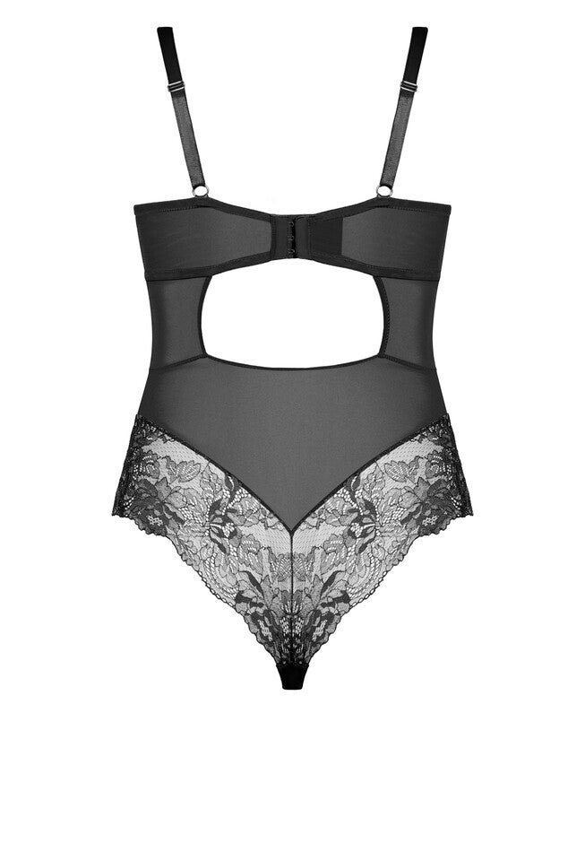 Blythe Underwire Bodysuit - black, BLACK, alternate image number null