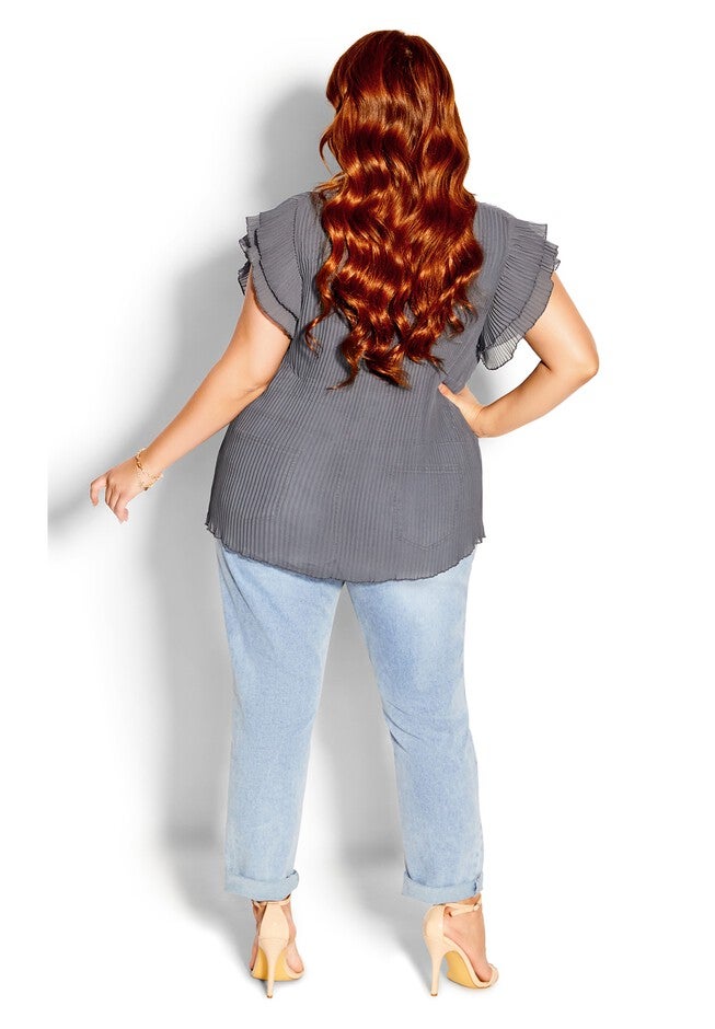 Off Beat Top - smoke, GREY, alternate image number null