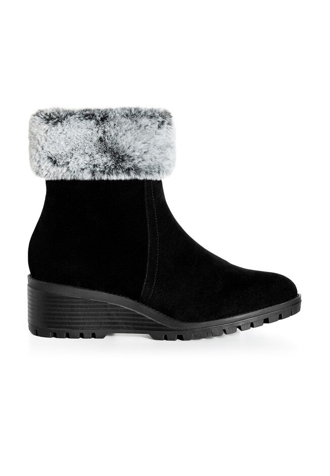 Callie Ankle Wedge, BLACK, alternate image number null