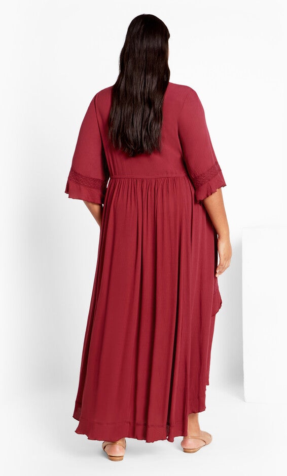 Cadence Dress - shiraz, RED, alternate image number null
