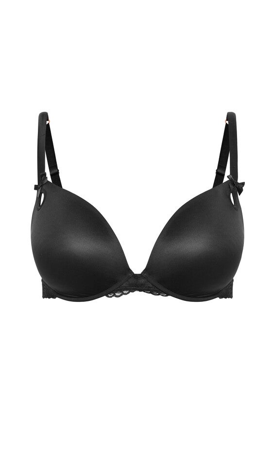 Mounia Push Up Bra - black, BLACK, alternate image number 3
