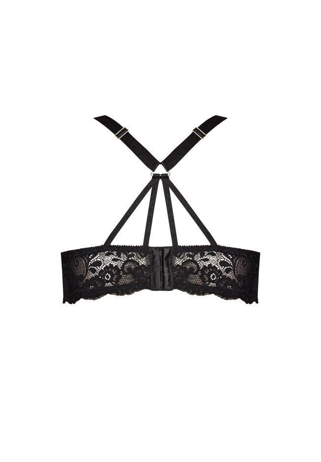 Sophie Strappy Bralette - black, BLACK, alternate image number 4