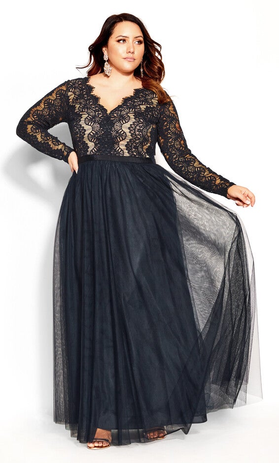 Rare Beauty Maxi Dress - navy, BLUE, alternate image number 2