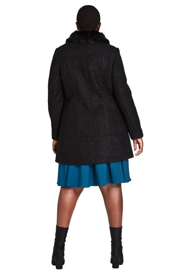 Sweet Dreams Coat - black, BLACK, on-hover image number null