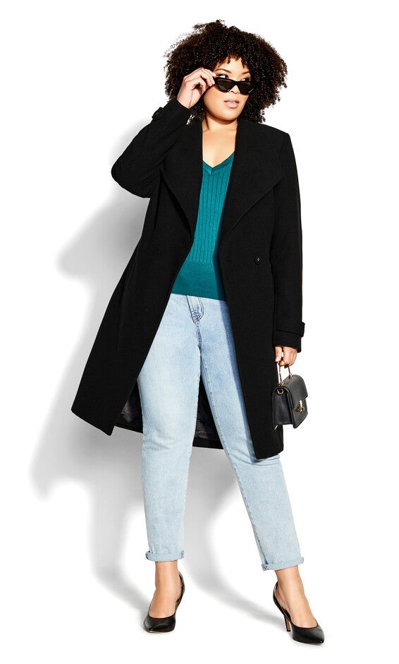 So Sleek Coat - black, BLACK, hi-res image number null