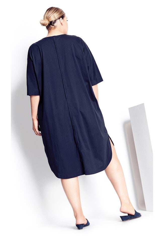 Laney Dress - navy, BLUE, on-hover image number 1