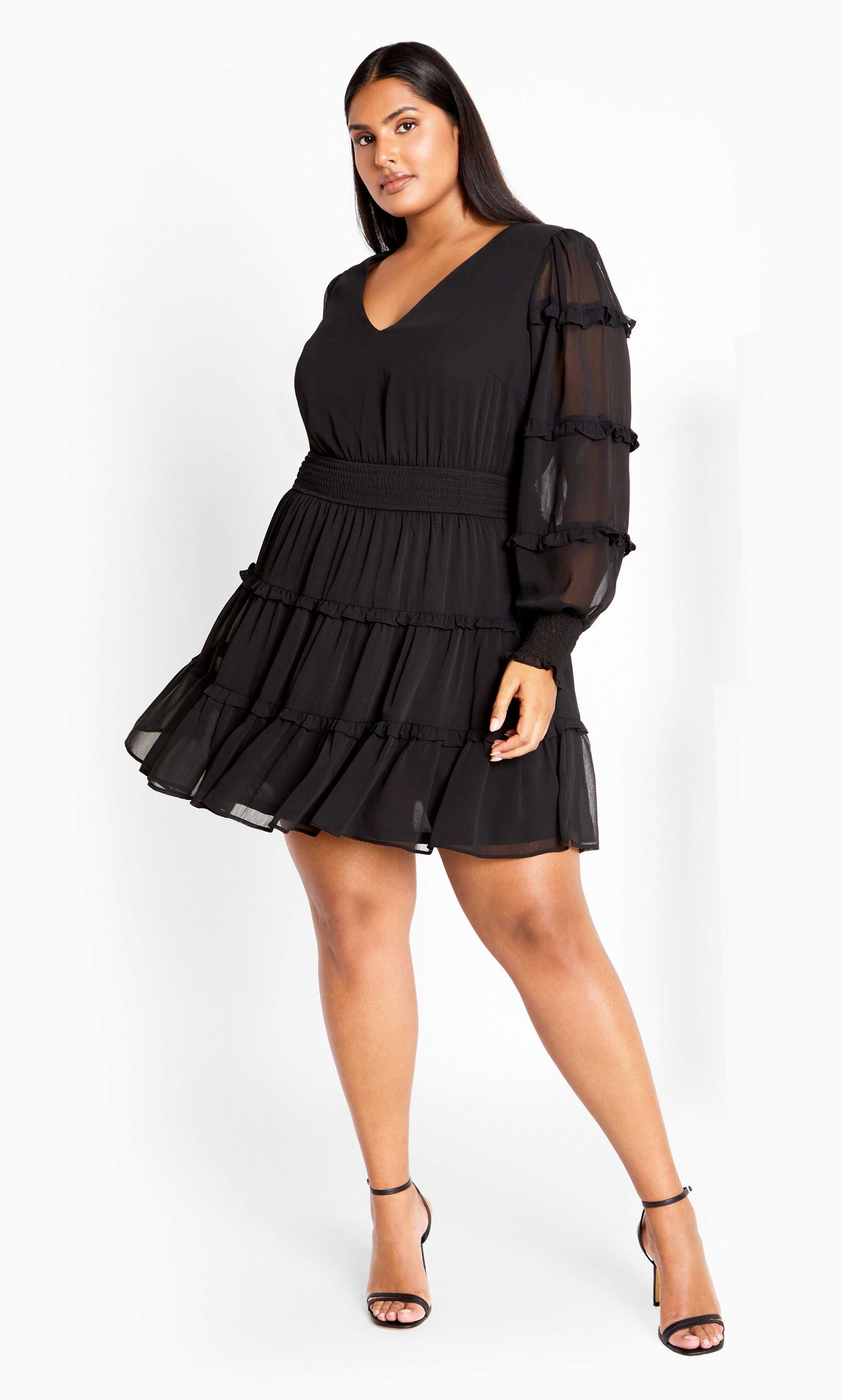 Daisy May Dress - black, BLACK, alternate image number 1