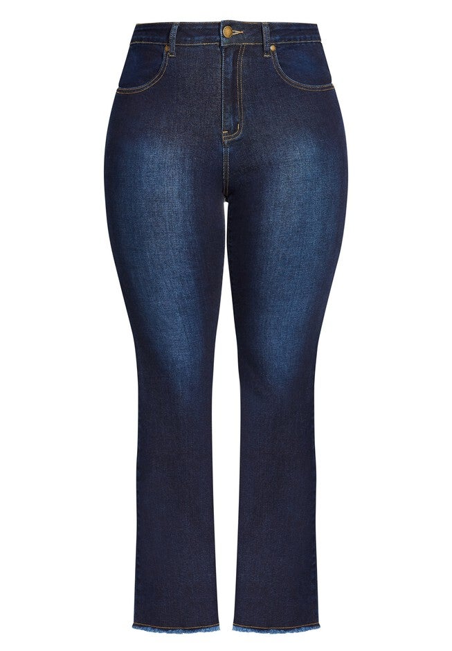Harley Classic Flare Jean - dark denim, BLUE, alternate image number 2