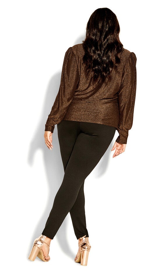 Glowing Top - bronze, BROWN, alternate image number 3