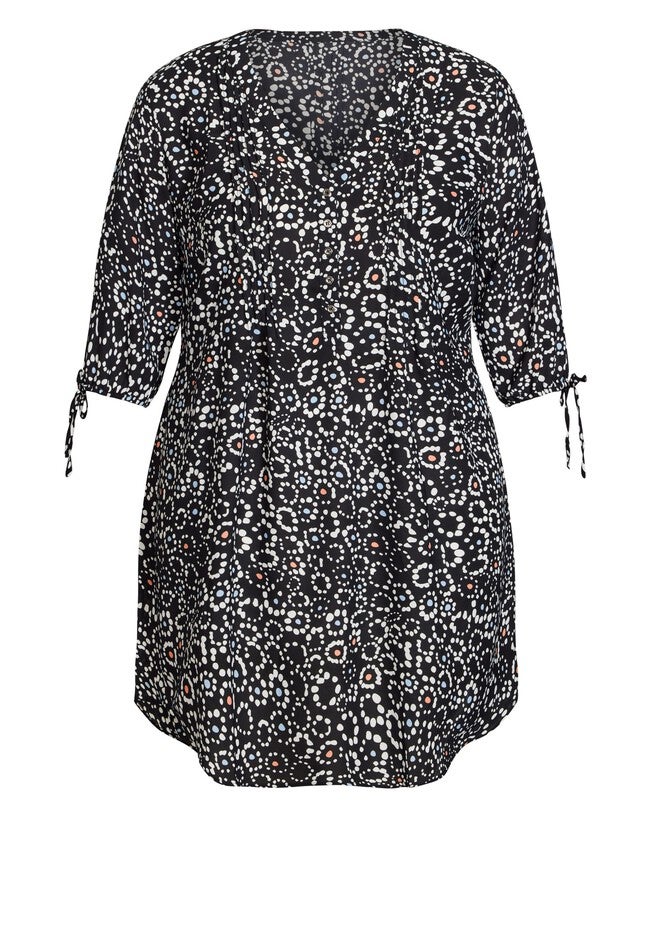 Woven Pr Shirt Dress, QUANT MONO, alternate image number null
