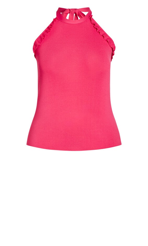 Ruffled Top - bright pink, PINK, alternate image number 5