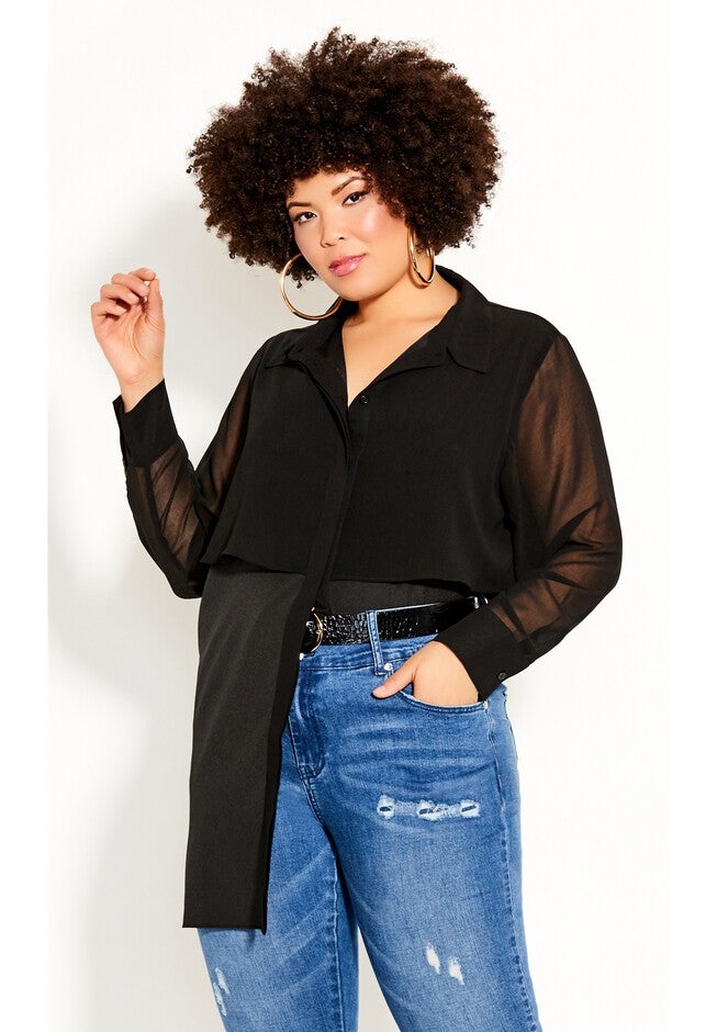 Fly Away Shirt - black, BLACK, alternate image number 6