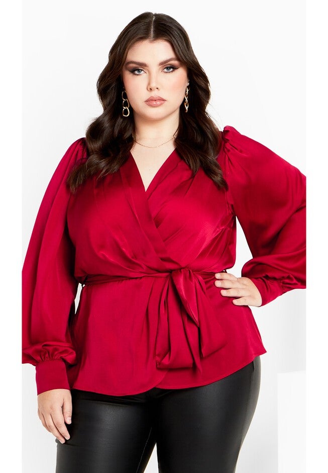 Opulent Top - cherry, CHERRY, hi-res image number 0