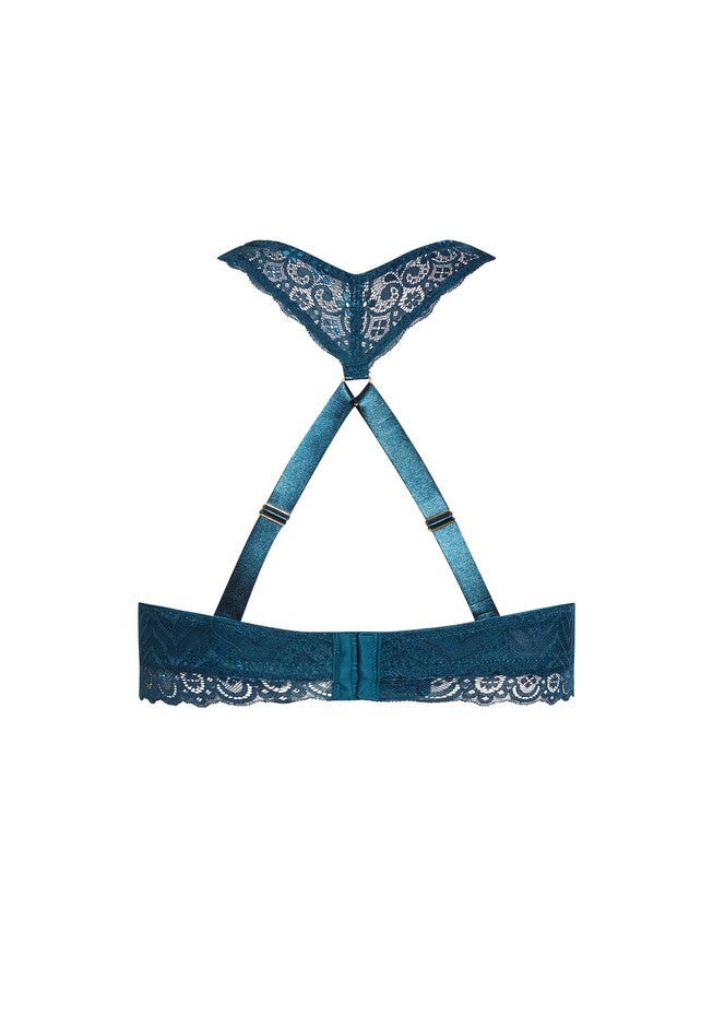 Racer Back Bralette - poseidon, BLUE, alternate image number 3