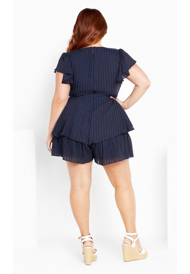 First Date Playsuit - navy, BLUE, on-hover image number 1