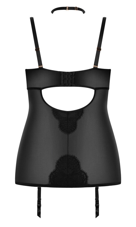 Arabella Underwire Chemise - black, BLACK, alternate image number null