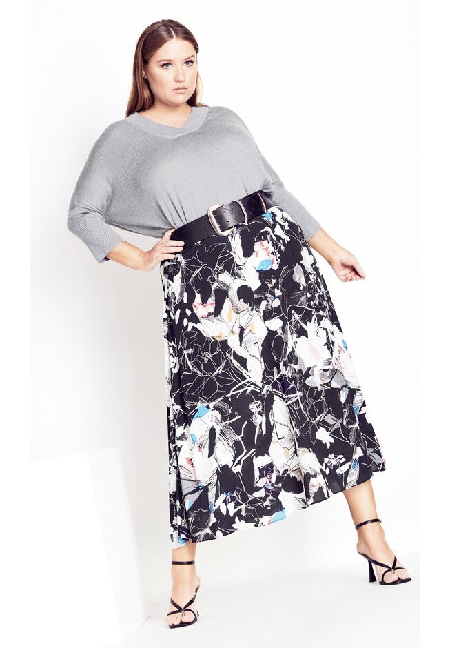 Classic V Sweater - silver, SILVER, on-hover image number null