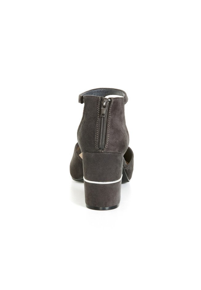 Gracie Heeled Shoe, GREY, alternate image number null