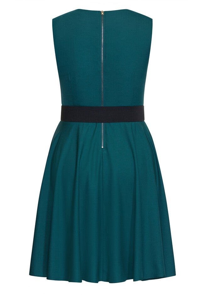 Vintage Veronica Dress - sea green, GREEN, alternate image number 3