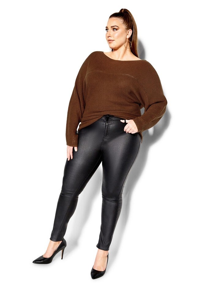 Romance Sweater - copper, BROWN, on-hover image number 1