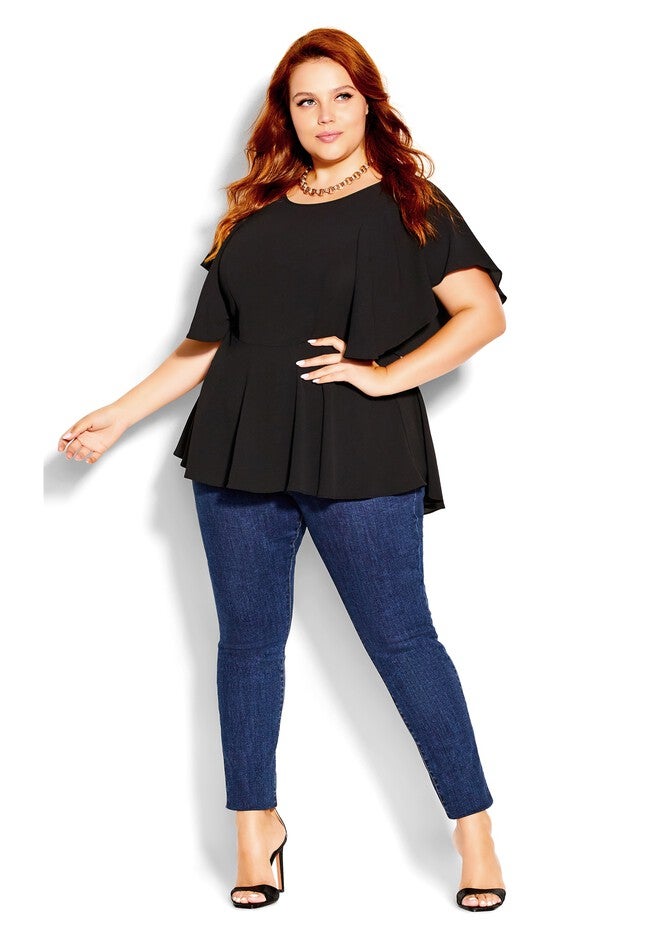 Romantic Mood Top - black, BLACK, alternate image number 5